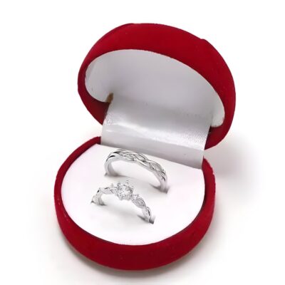 Couple Rings | Valentine Rings | Women Ring | Men Ring Set of 2