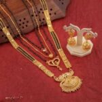 Elite Glittering Mangalsutras, Combo Of 5 Treditional Mangalsutra, Mangalsutra Combo (Buy 1 Get 4 Free)
